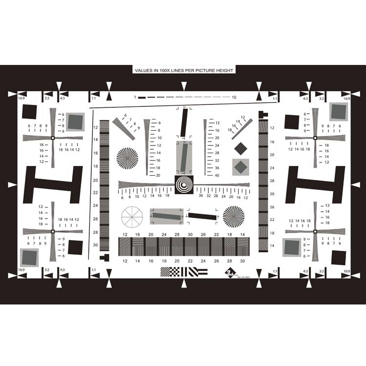 三恩時ISO12233分辨率測試卡(增強型)